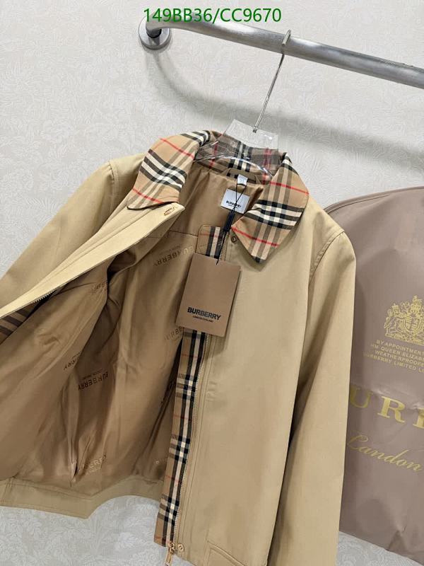 Burberry-Clothing Code: CC9670 $: 149USD