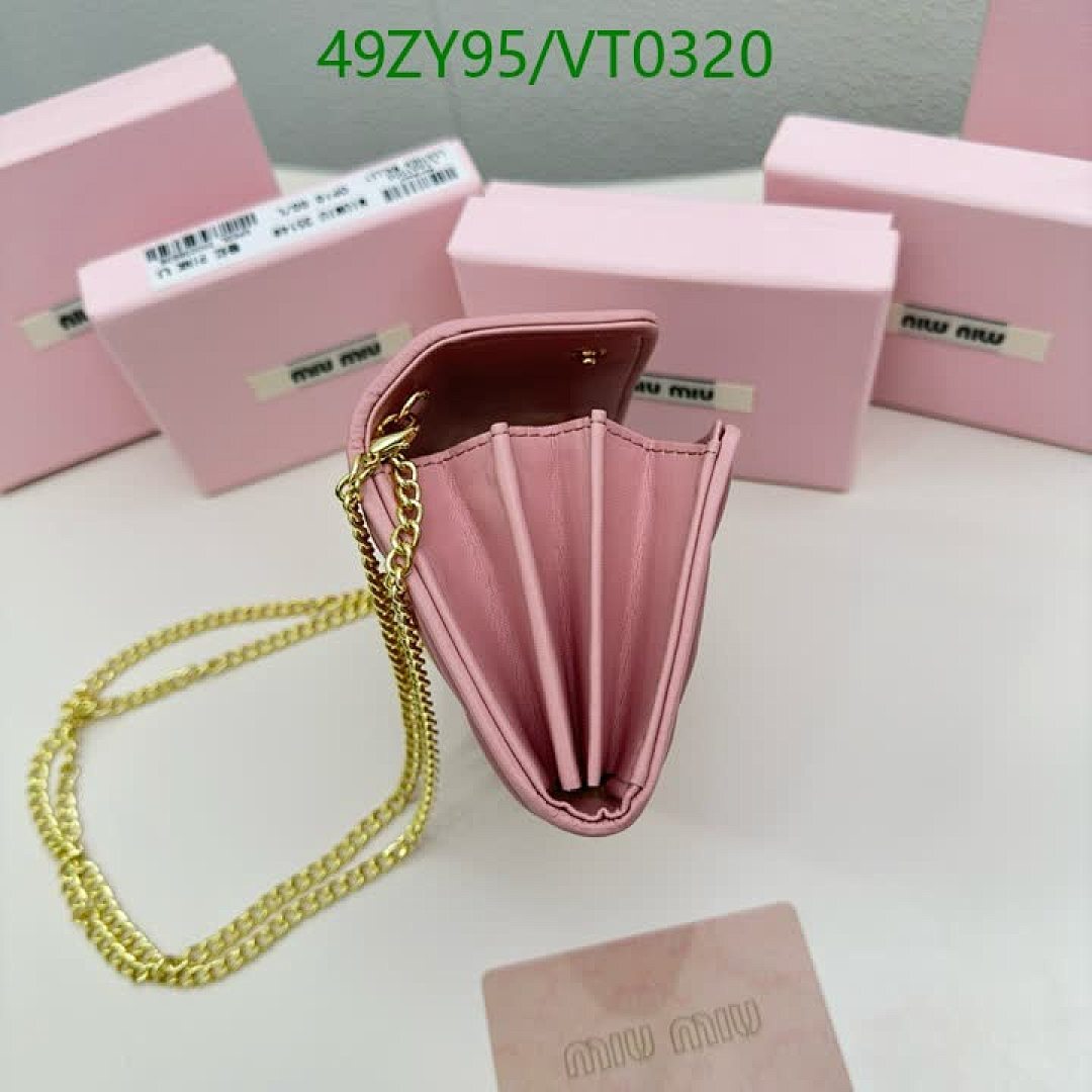 Miu Miu-Wallet-4A Quality Code: VT0320 $: 49USD