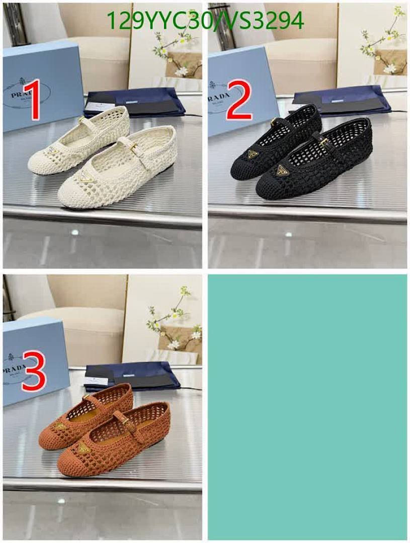 Prada-Women Shoes Code: VS3294 $: 129USD