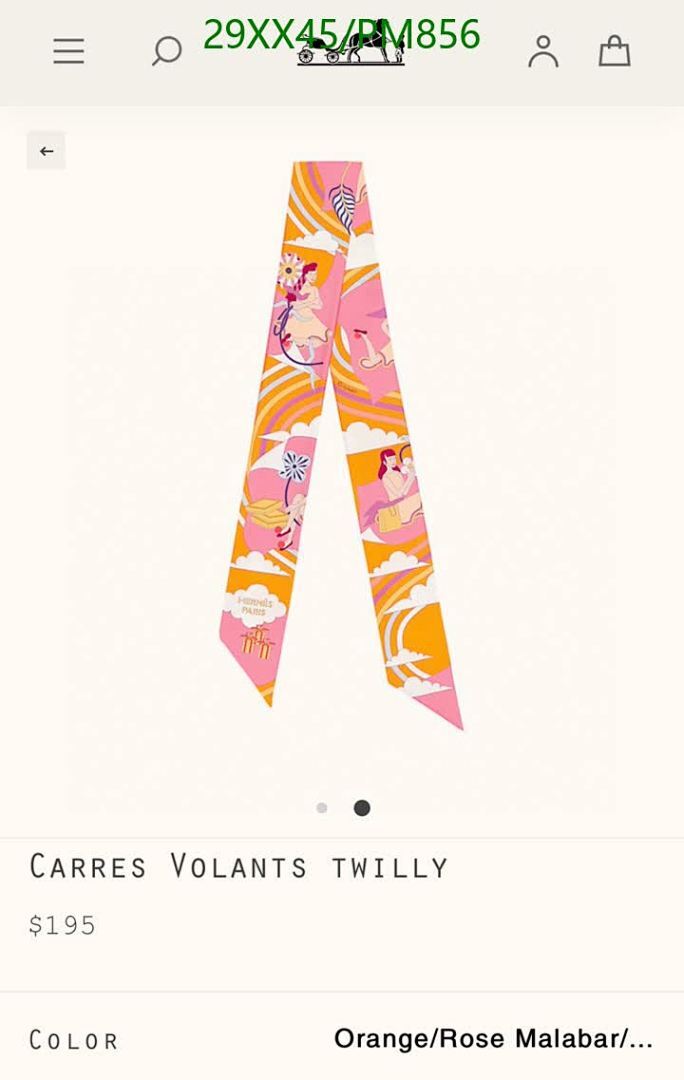 Hermes-Scarf Code: PM856 $: 29USD
