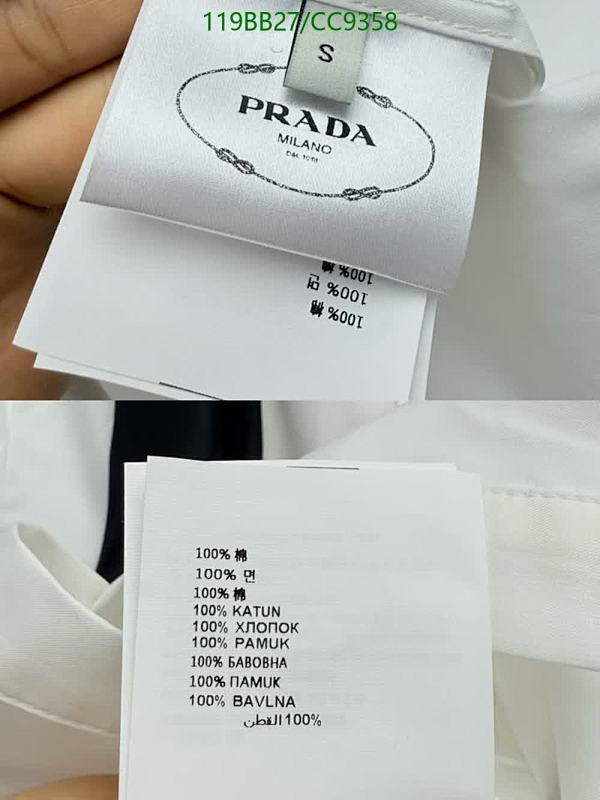 Prada-Clothing Code: CC9358 $: 119USD