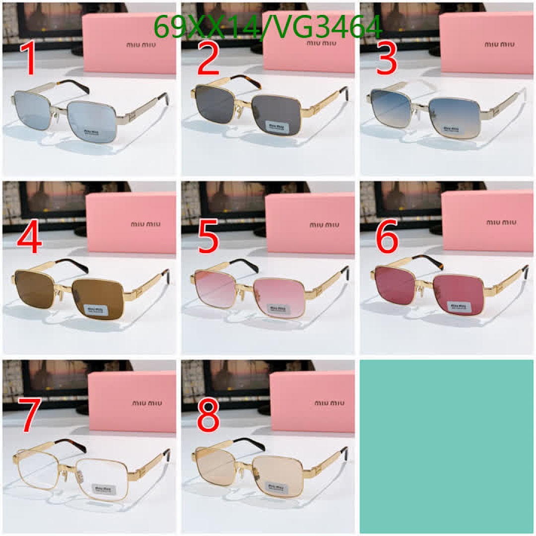 Miu Miu-Glasses Code: VG3464 $: 69USD