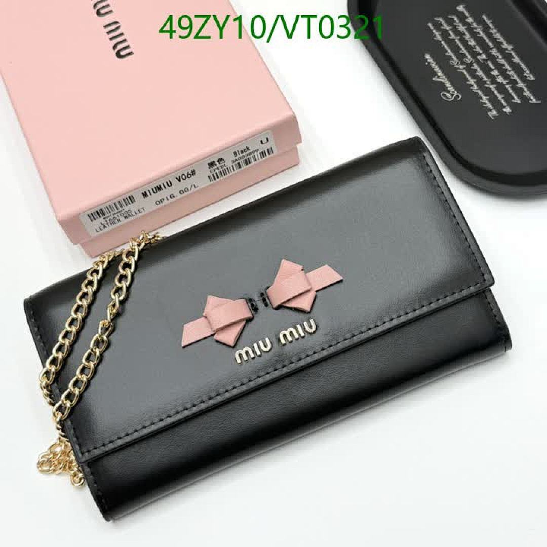 Miu Miu-Wallet-4A Quality Code: VT0321 $: 49USD