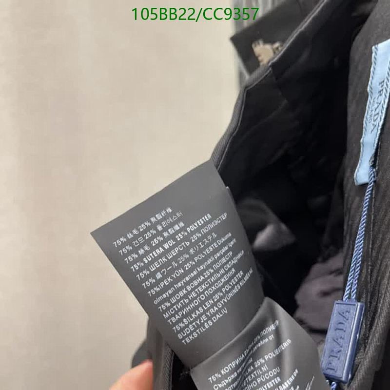 Prada-Clothing Code: CC9357 $: 105USD