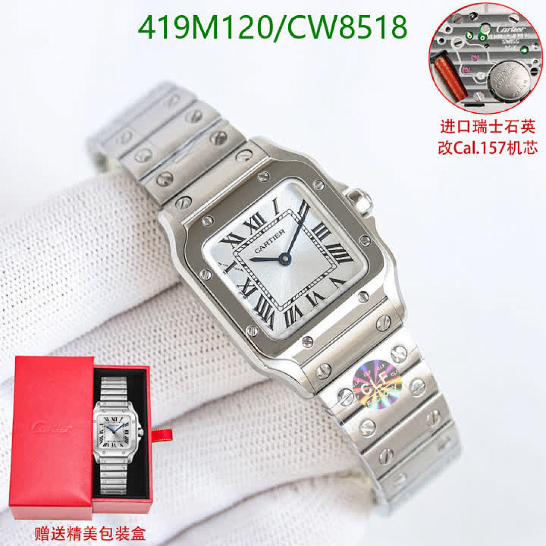 Cartier-Watch-Mirror Quality Code: CW8518 $: 419USD