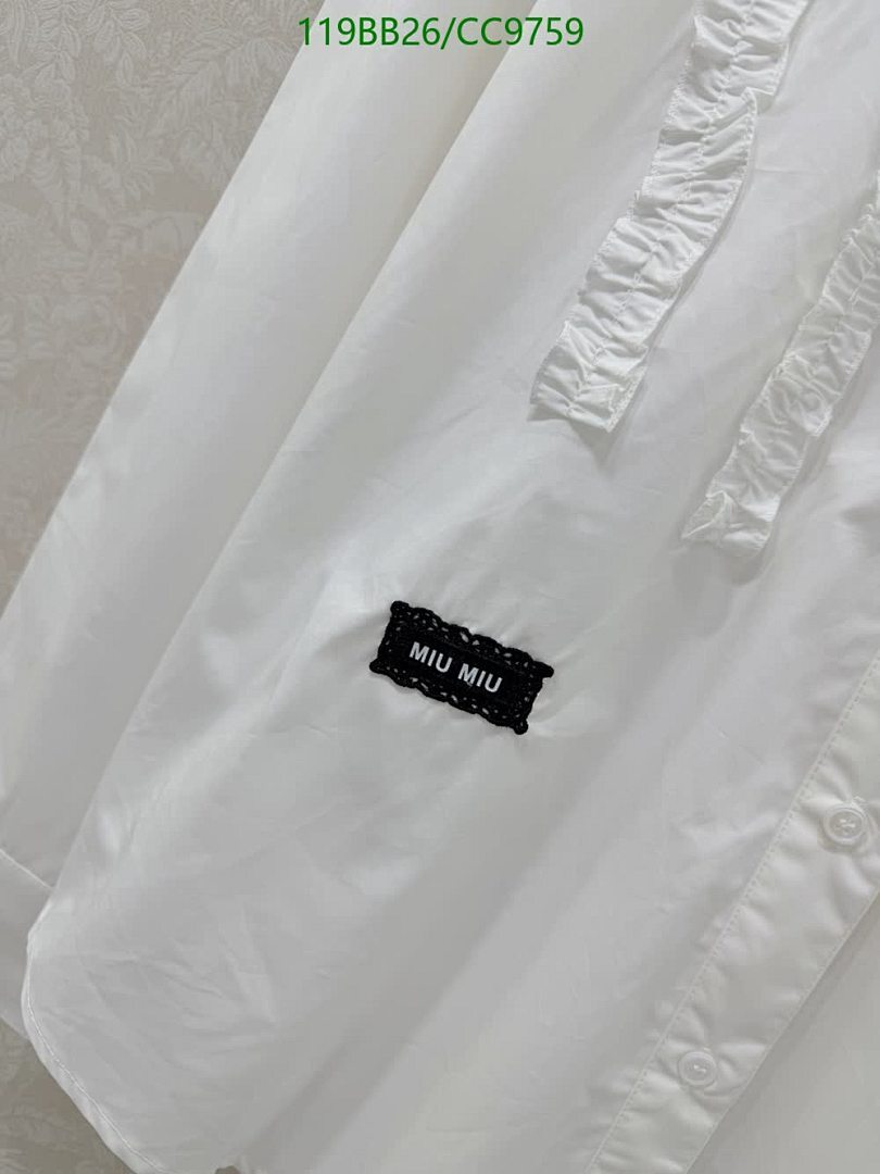 Miu Miu-Clothing Code: CC9759 $: 119USD