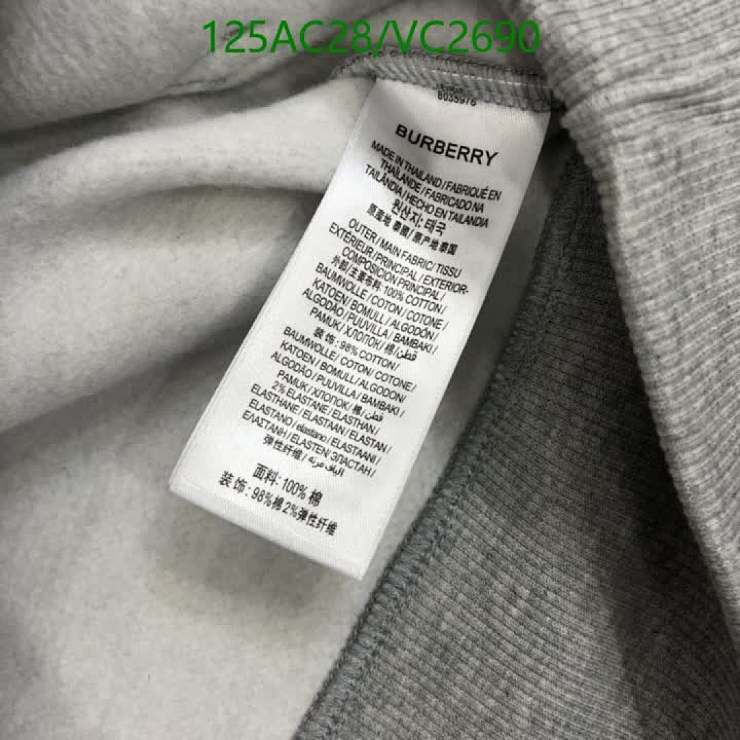 Burberry-Clothing Code: VC2690 $: 125USD