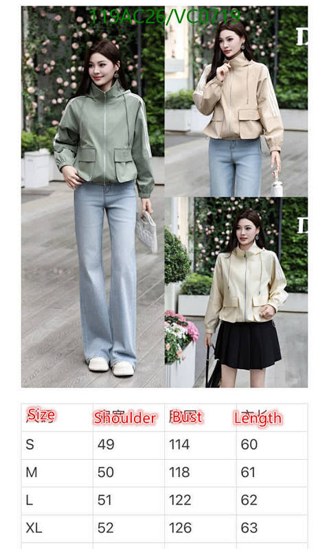 Burberry-Clothing Code: VC0719 $: 119USD