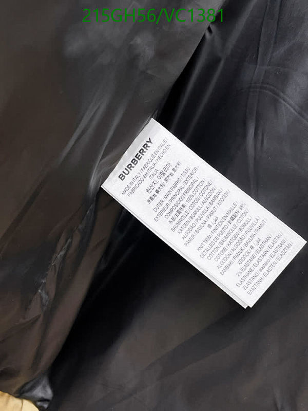 Burberry-Clothing Code: VC1381 $: 215USD