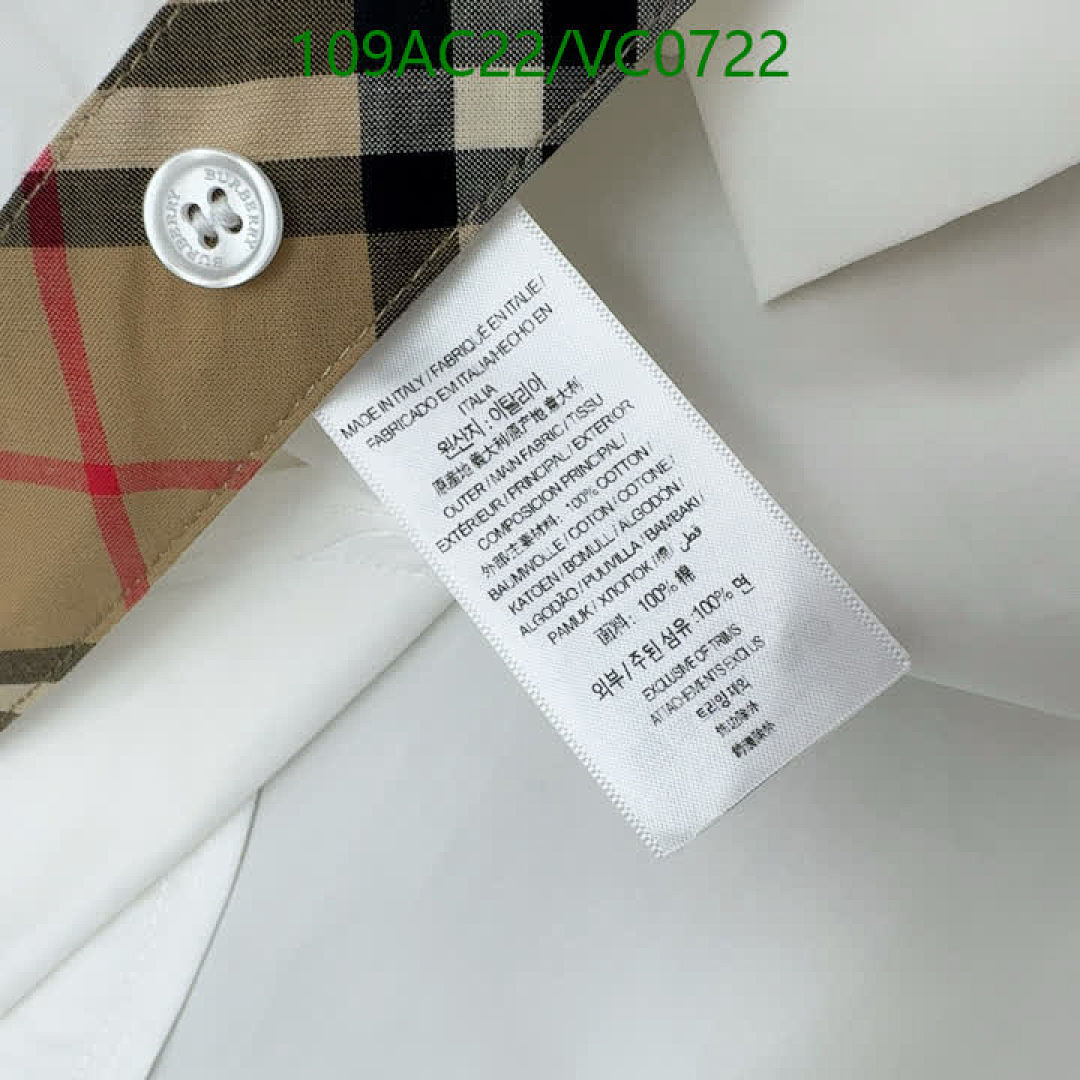 Burberry-Clothing Code: VC0722 $: 109USD