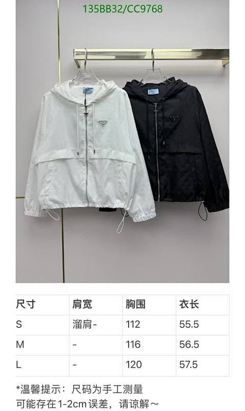 Prada-Clothing Code: CC9768 $: 135USD