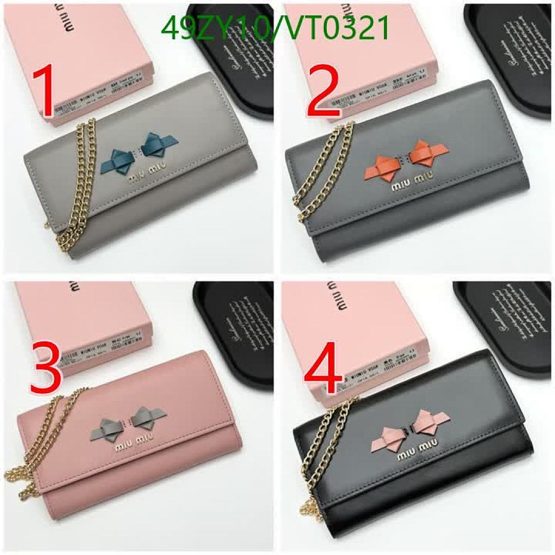 Miu Miu-Wallet-4A Quality Code: VT0321 $: 49USD