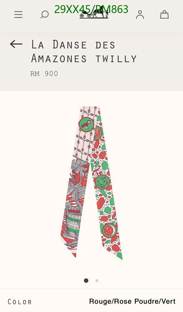 Hermes-Scarf Code: PM863 $: 29USD