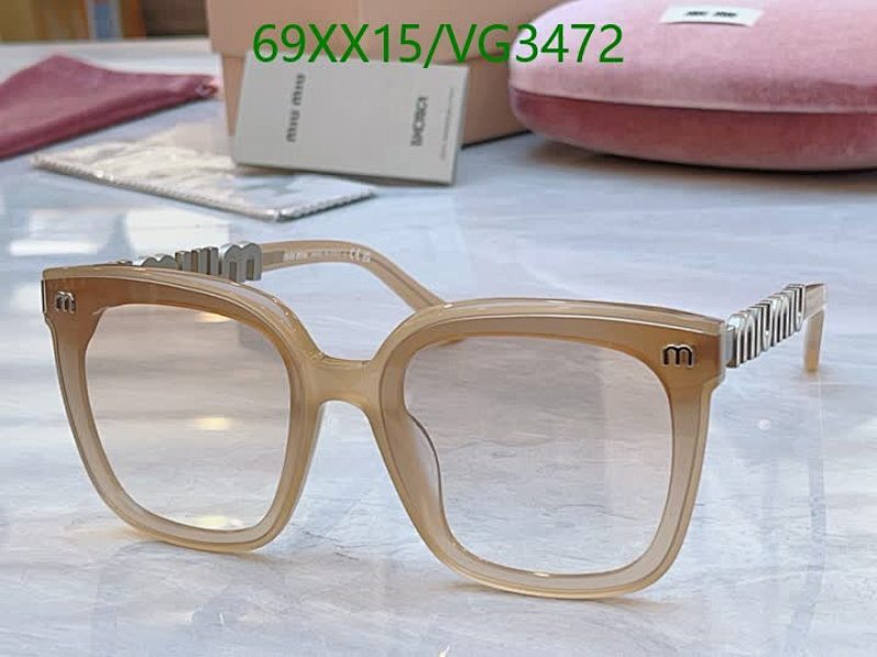 Miu Miu-Glasses Code: VG3472 $: 69USD