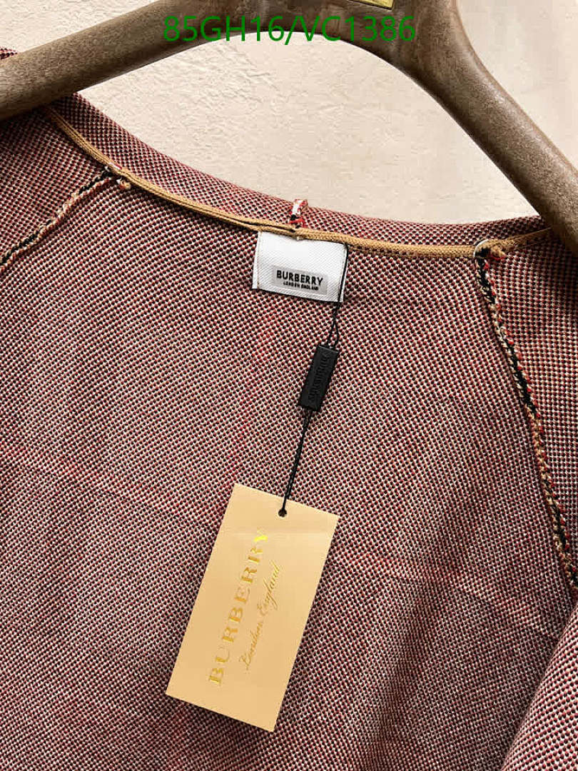 Burberry-Clothing Code: VC1386 $: 85USD