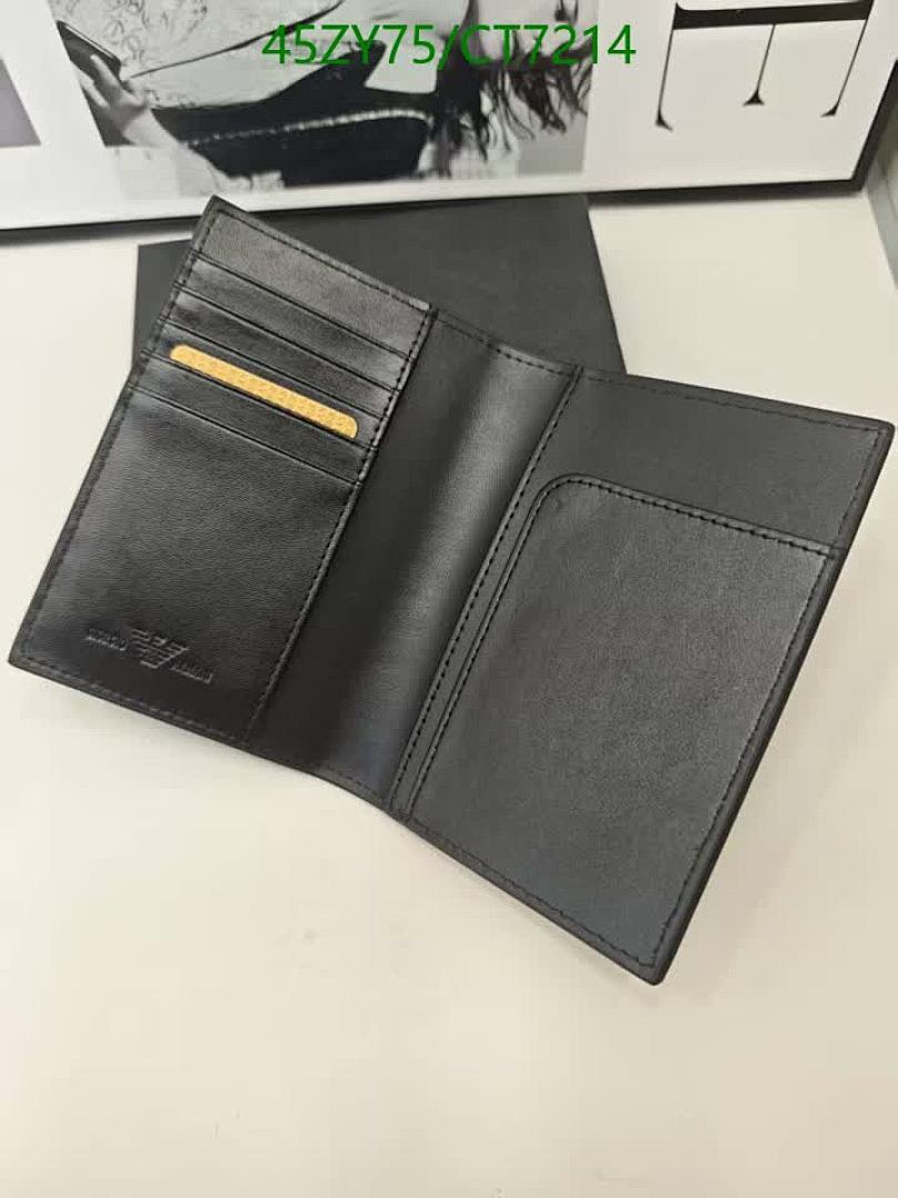 Armani-Wallet(4A) Code: CT7214 $: 45USD