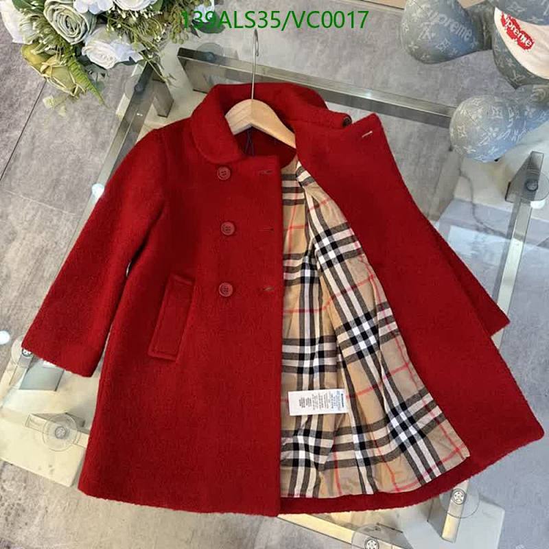 Burberry-Kids Clothing Code: VC0017 $: 139USD