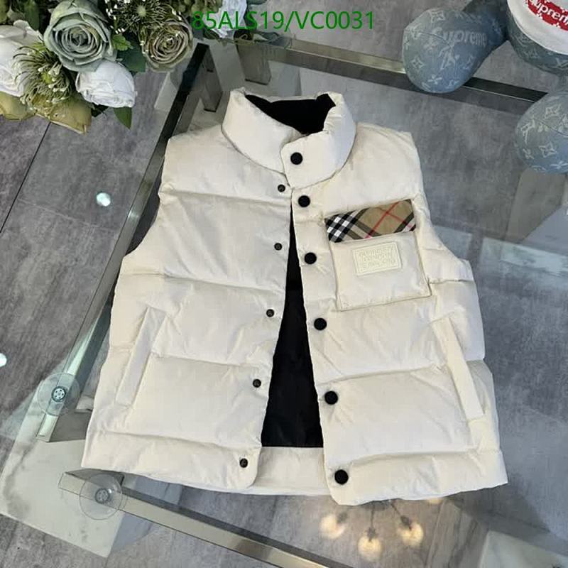 Burberry-Kids Clothing Code: VC0031 $: 85USD