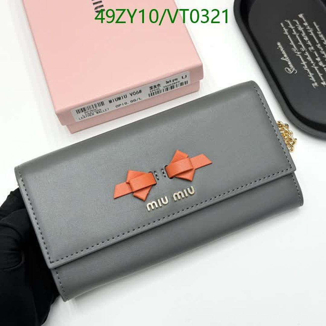 Miu Miu-Wallet-4A Quality Code: VT0321 $: 49USD