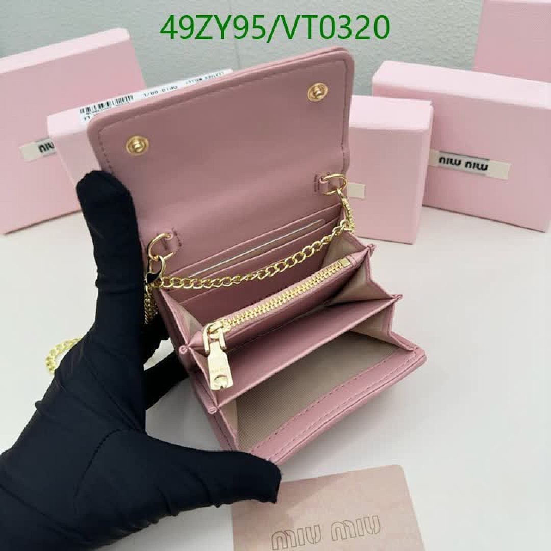 Miu Miu-Wallet-4A Quality Code: VT0320 $: 49USD