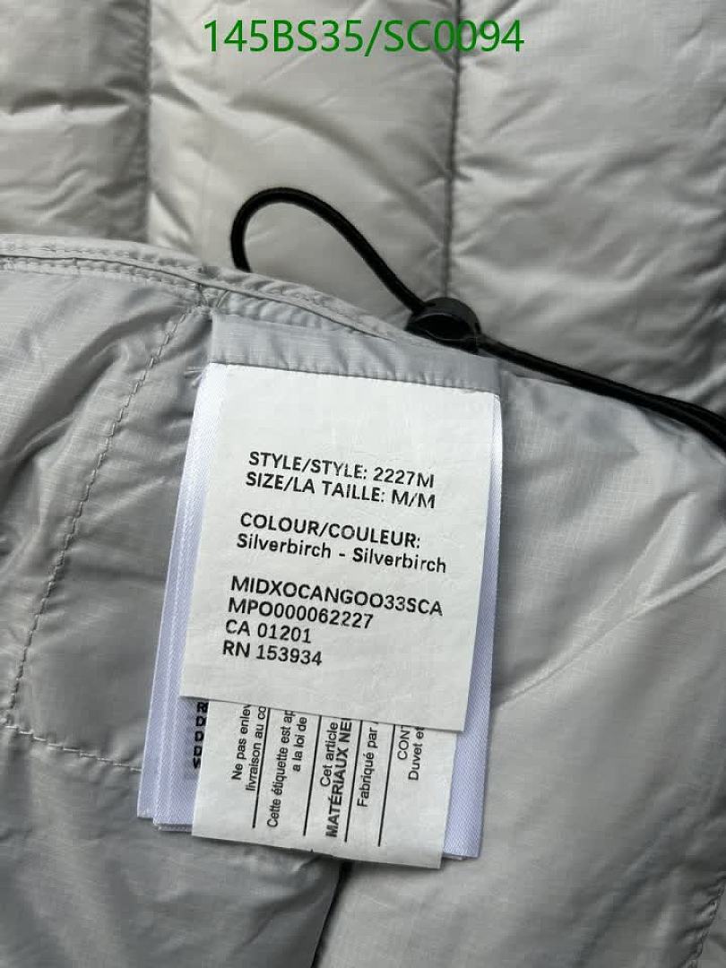 Canada Goose-Down jacket Men Code: SC0094 $: 145USD