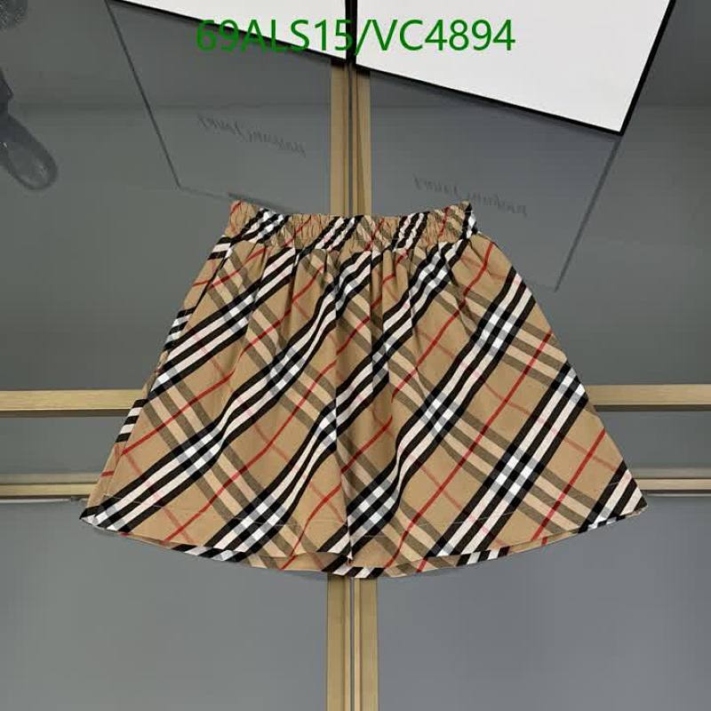 Burberry-Kids Clothing Code: VC4894 $: 69USD