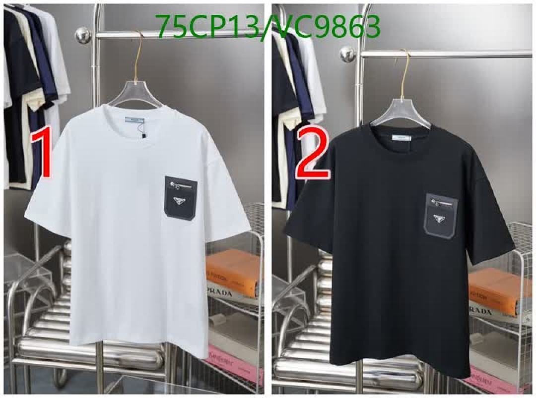 Prada-Clothing Code: VC9863 $: 75USD