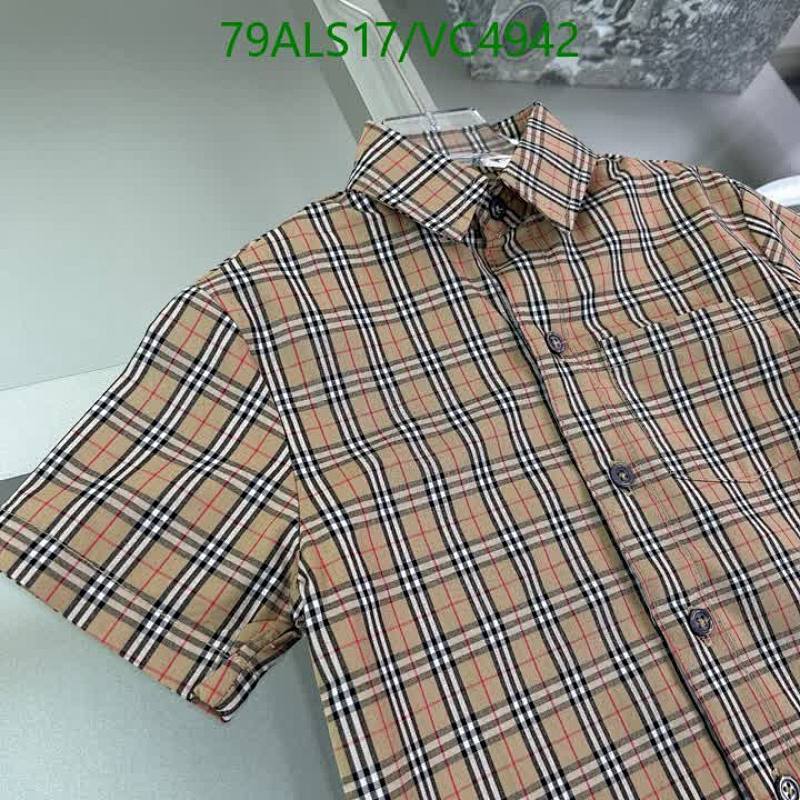 Burberry-Kids Clothing Code: VC4942 $: 79USD