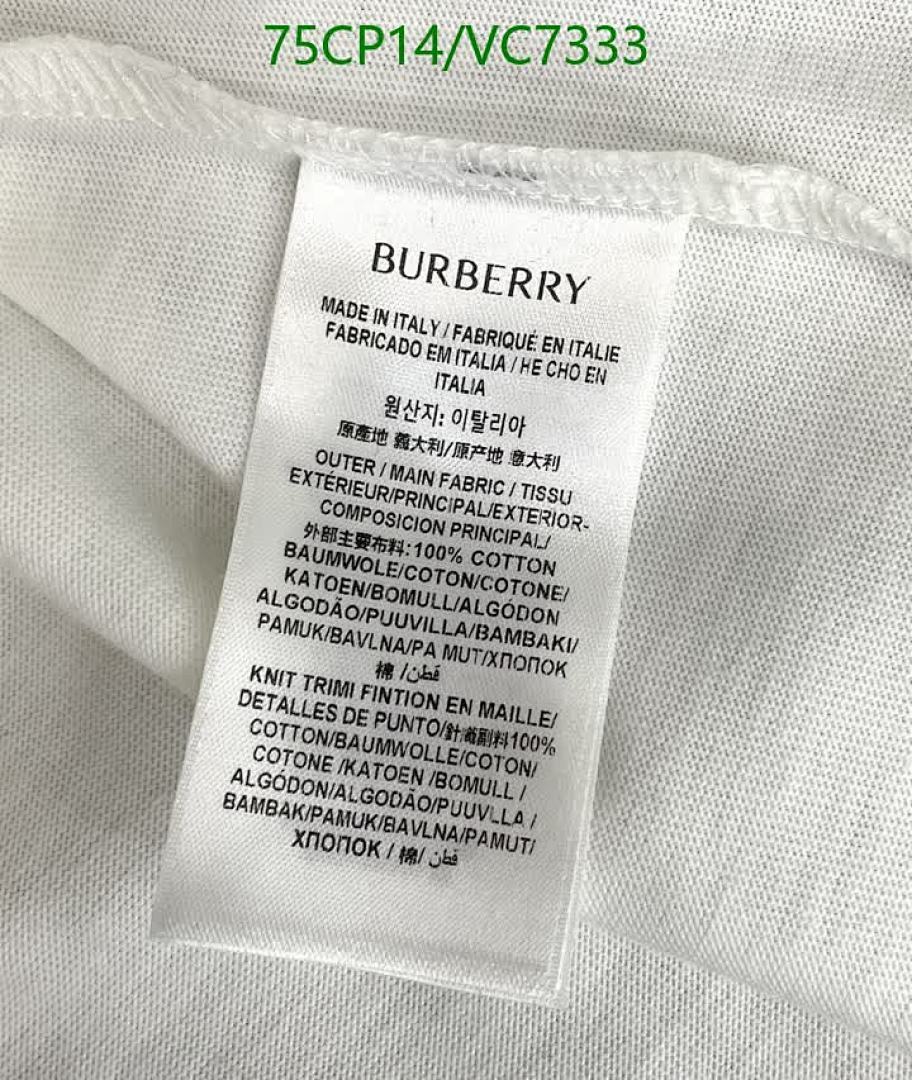 Burberry-Clothing Code: VC7333 $: 75USD