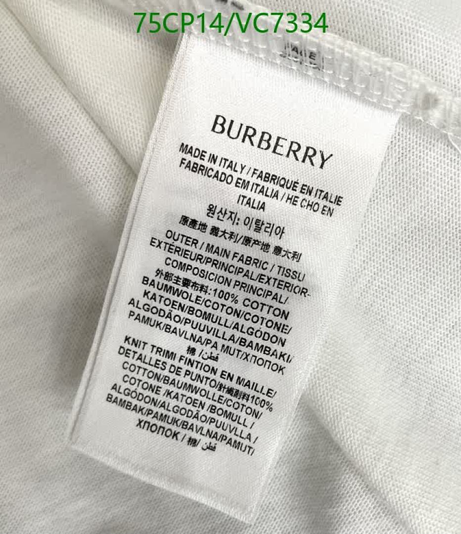 Burberry-Clothing Code: VC7334 $: 75USD