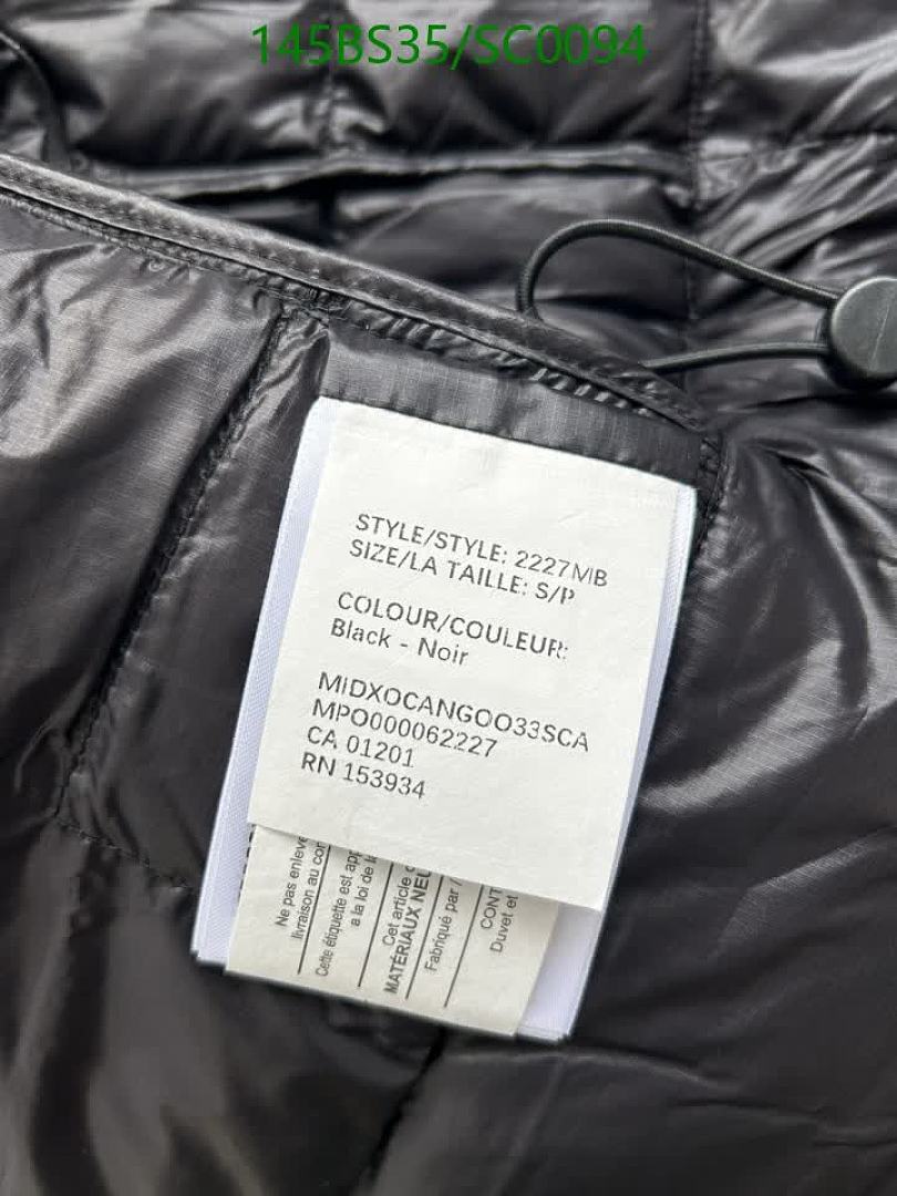 Canada Goose-Down jacket Men Code: SC0094 $: 145USD