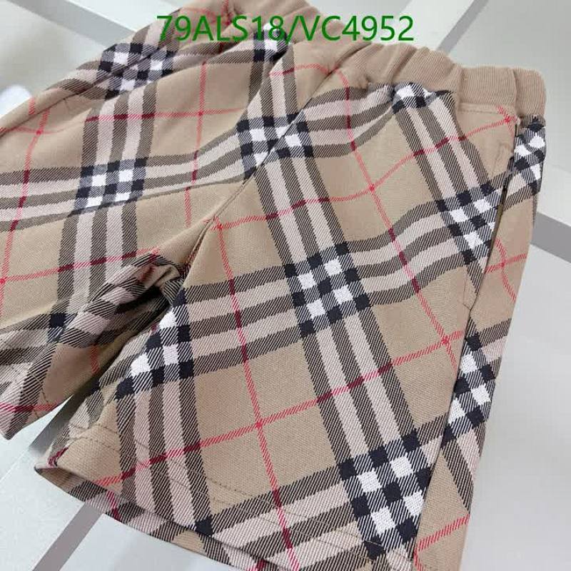 Burberry-Kids Clothing Code: VC4952 $: 79USD