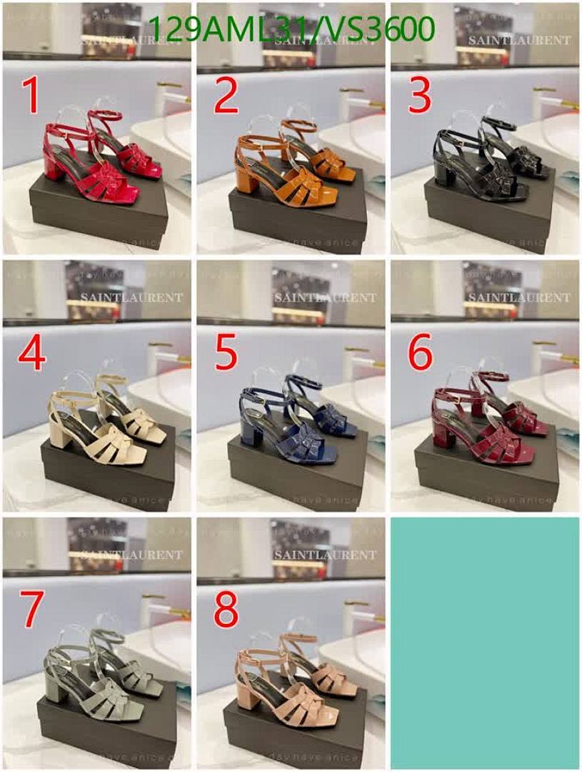 YSL-Women Shoes Code: VS3600 $: 129USD