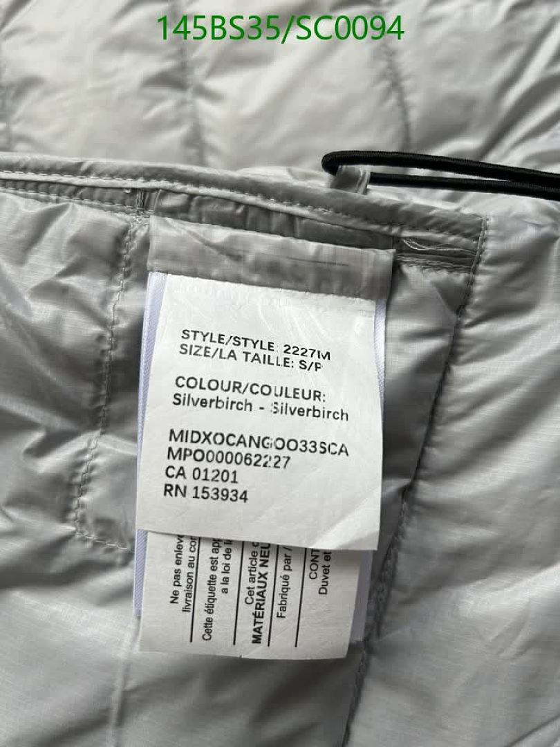 Canada Goose-Down jacket Men Code: SC0094 $: 145USD