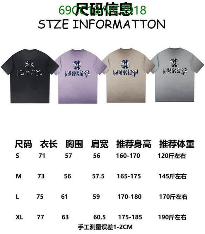 Balenciaga-Clothing Code: VC3918 $: 69USD