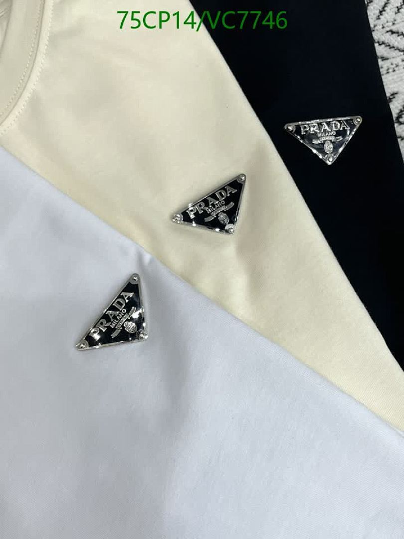 Prada-Clothing Code: VC7746 $: 75USD