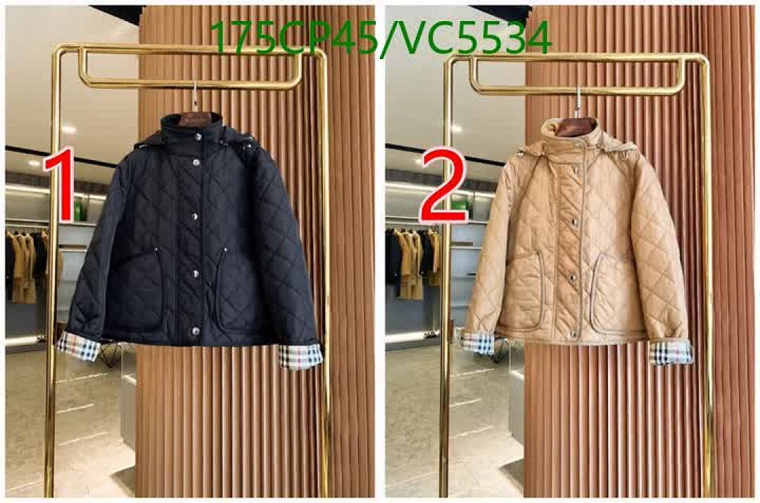Burberry-Down jacket Women Code: VC5534 $: 175USD