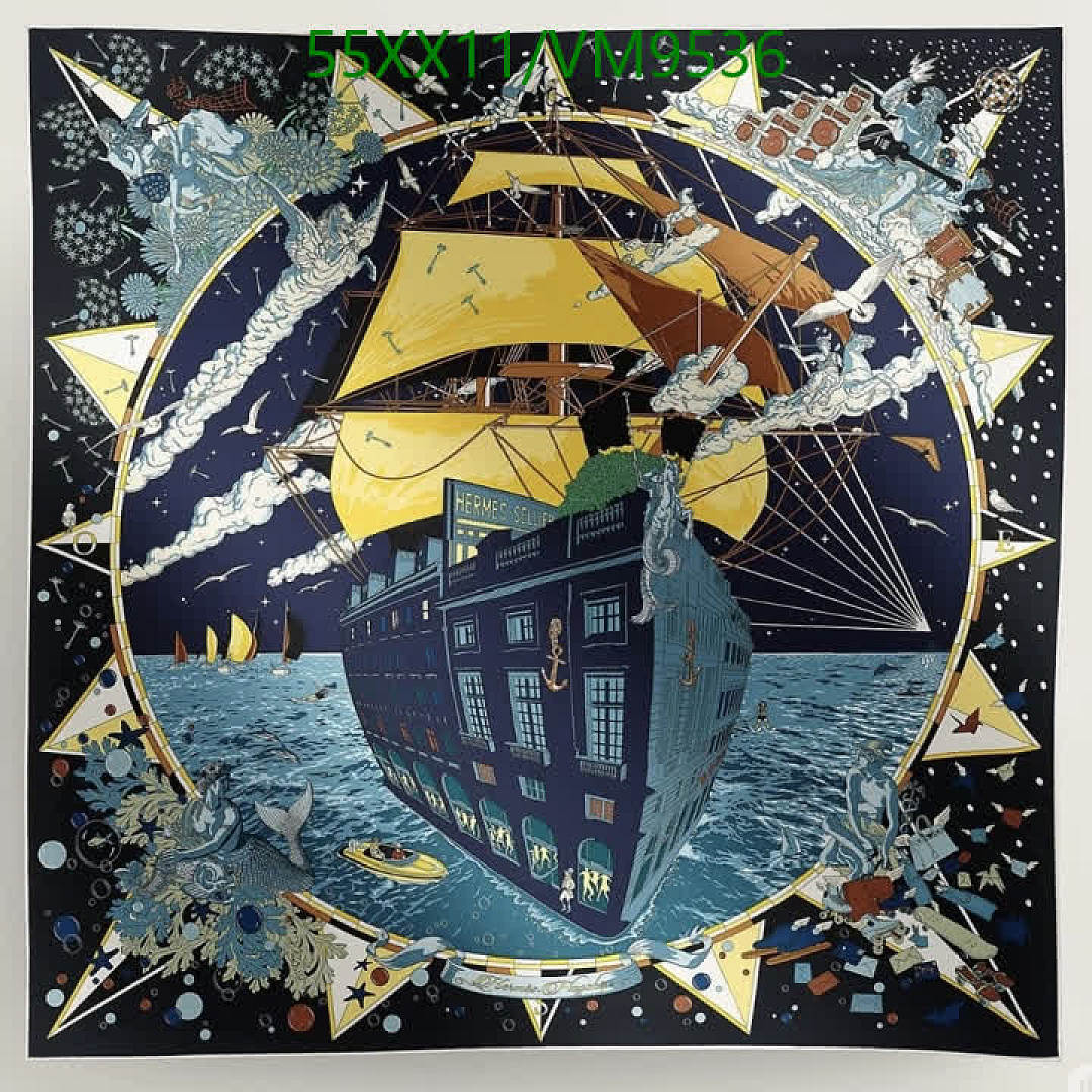 Hermes-Scarf Code: VM9536 $: 55USD