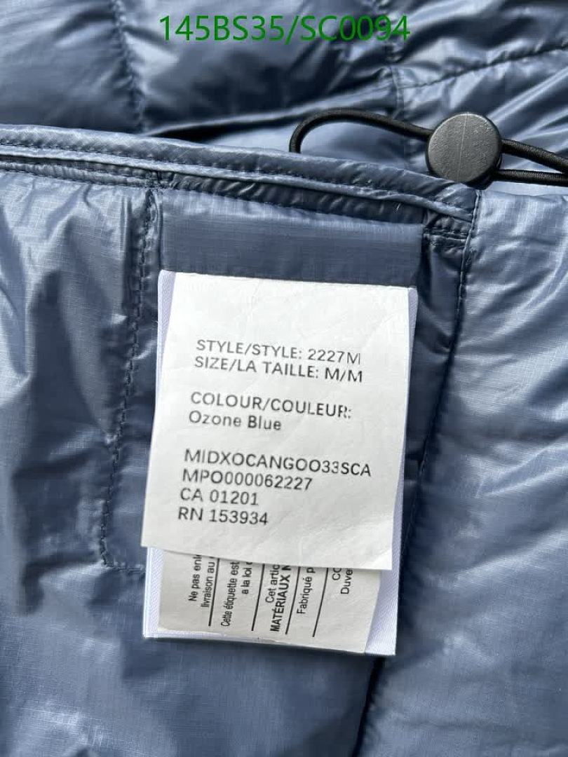 Canada Goose-Down jacket Men Code: SC0094 $: 145USD