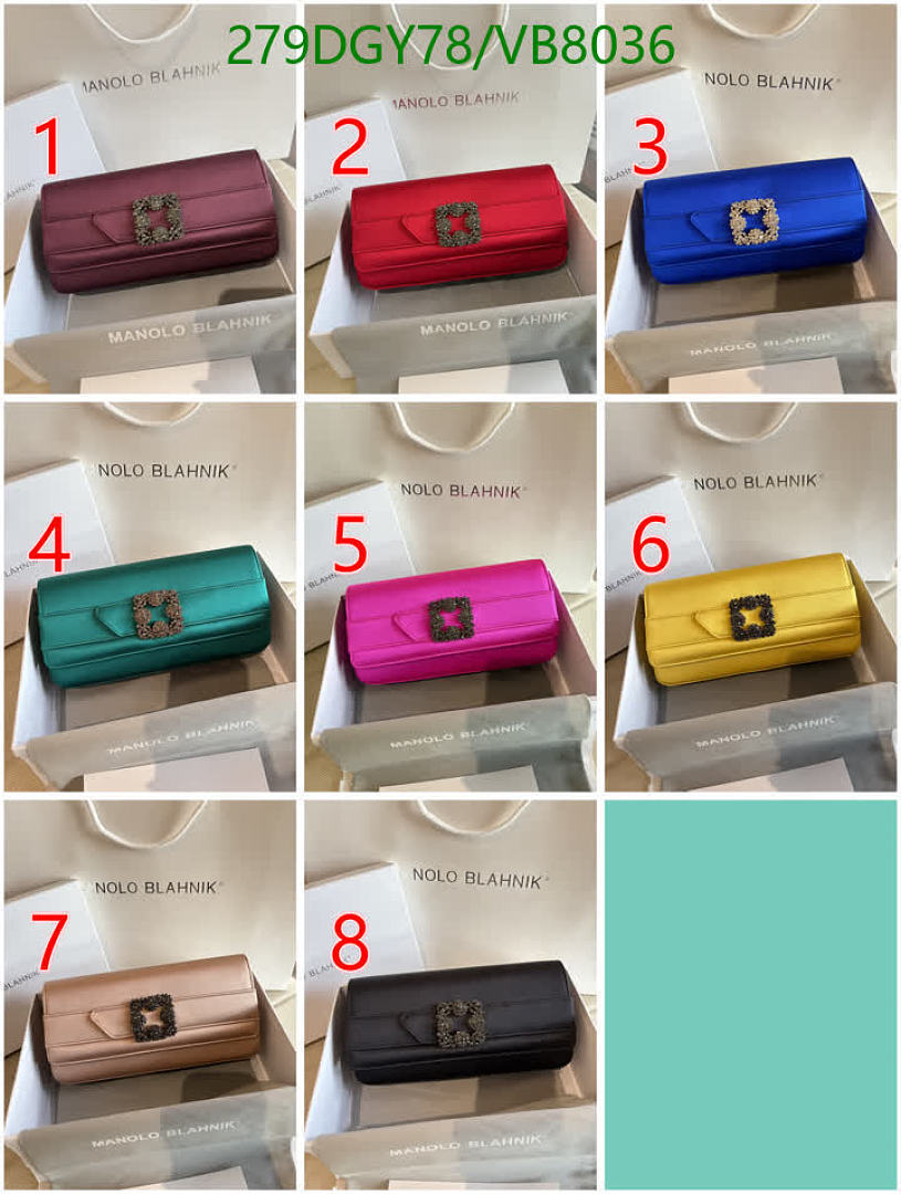 Manolo Blahnik-Bag-Mirror Quality Code: VB8036 $: 279USD