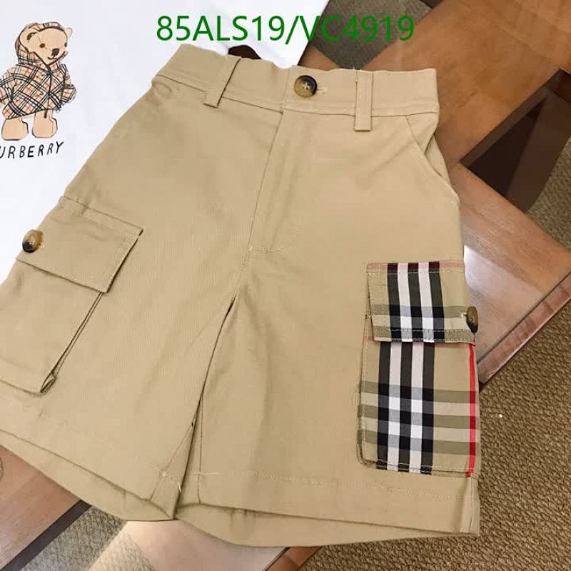 Burberry-Kids Clothing Code: VC4919 $: 85USD