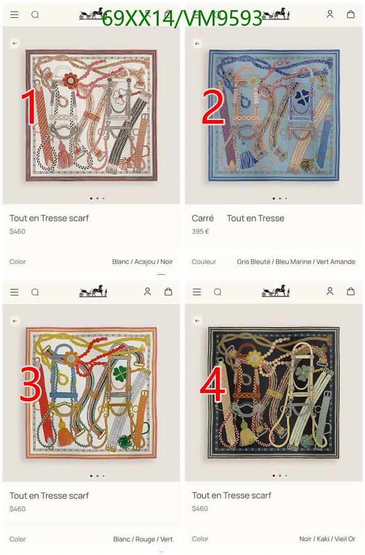 Hermes-Scarf Code: VM9593 $: 69USD