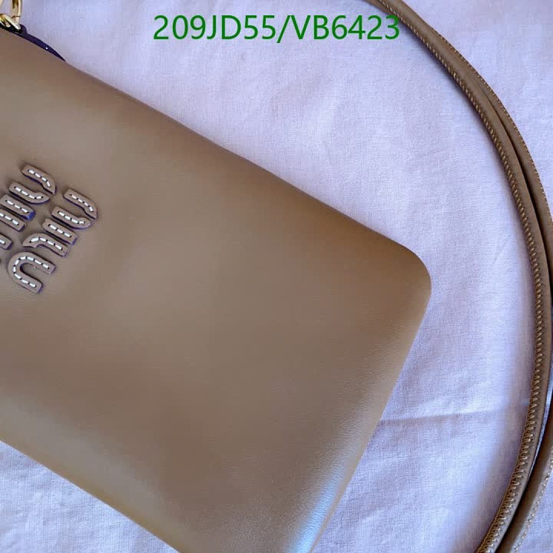 Miu Miu-Bag-Mirror Quality Code: VB6423 $: 209USD