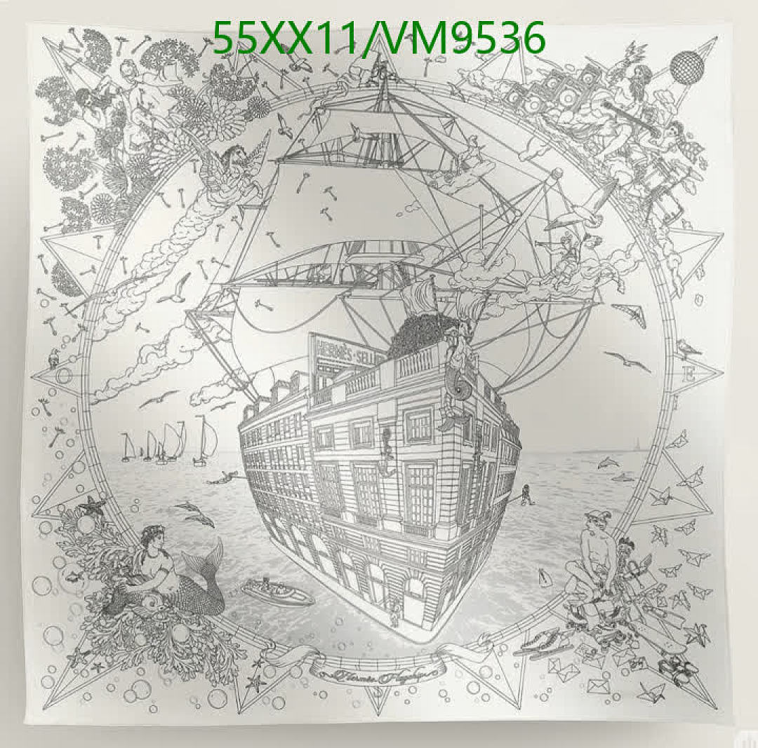 Hermes-Scarf Code: VM9536 $: 55USD