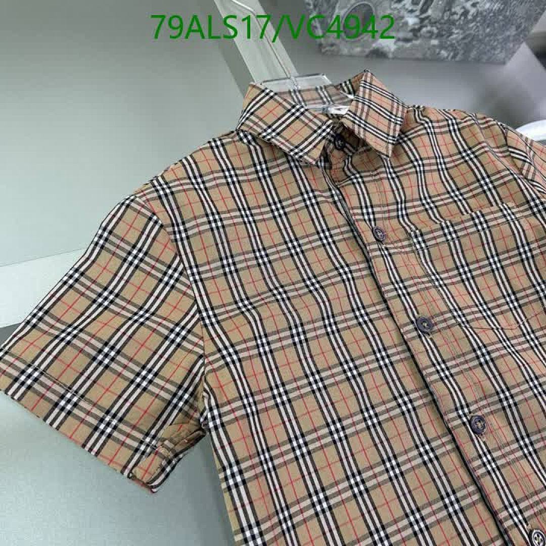 Burberry-Kids Clothing Code: VC4942 $: 79USD