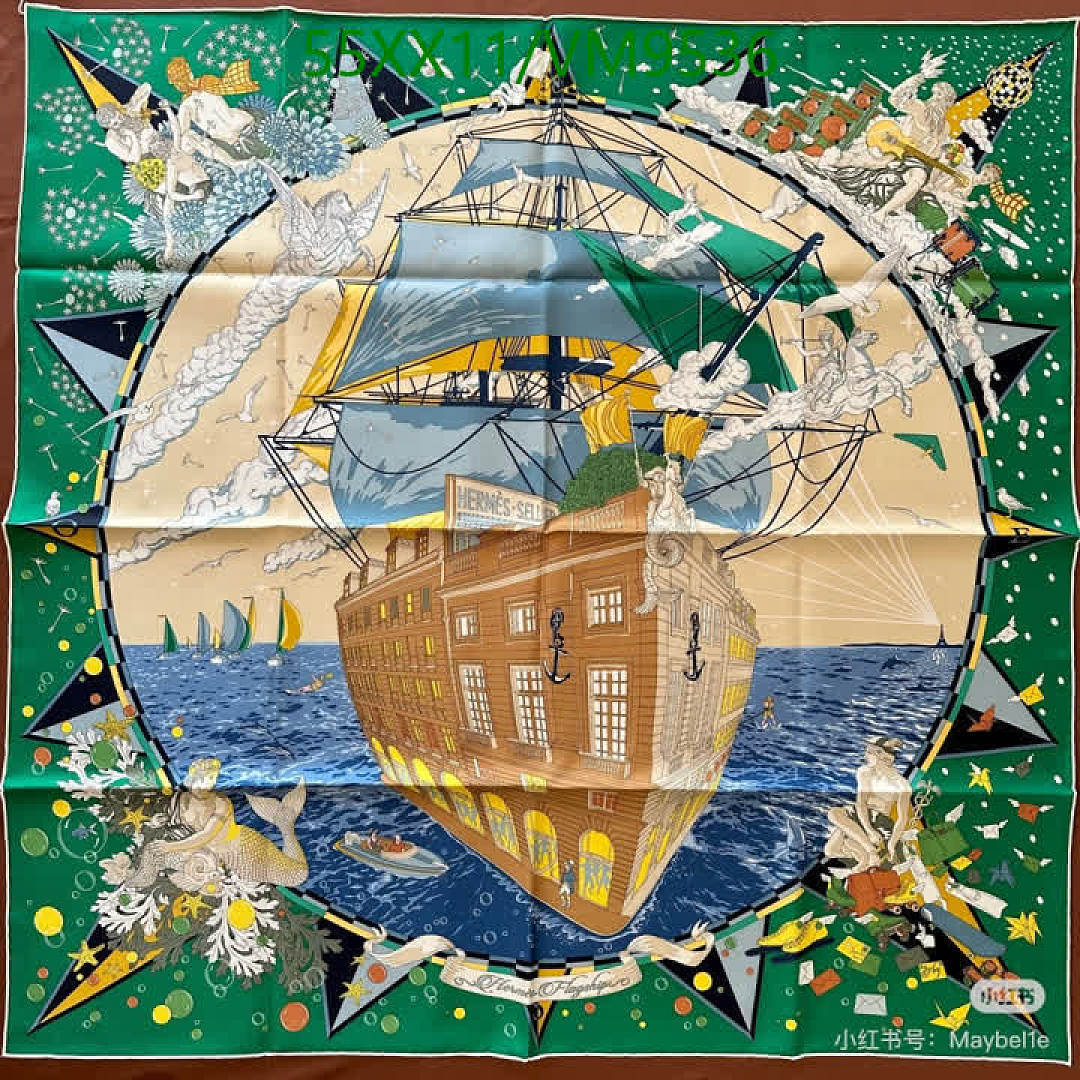 Hermes-Scarf Code: VM9536 $: 55USD