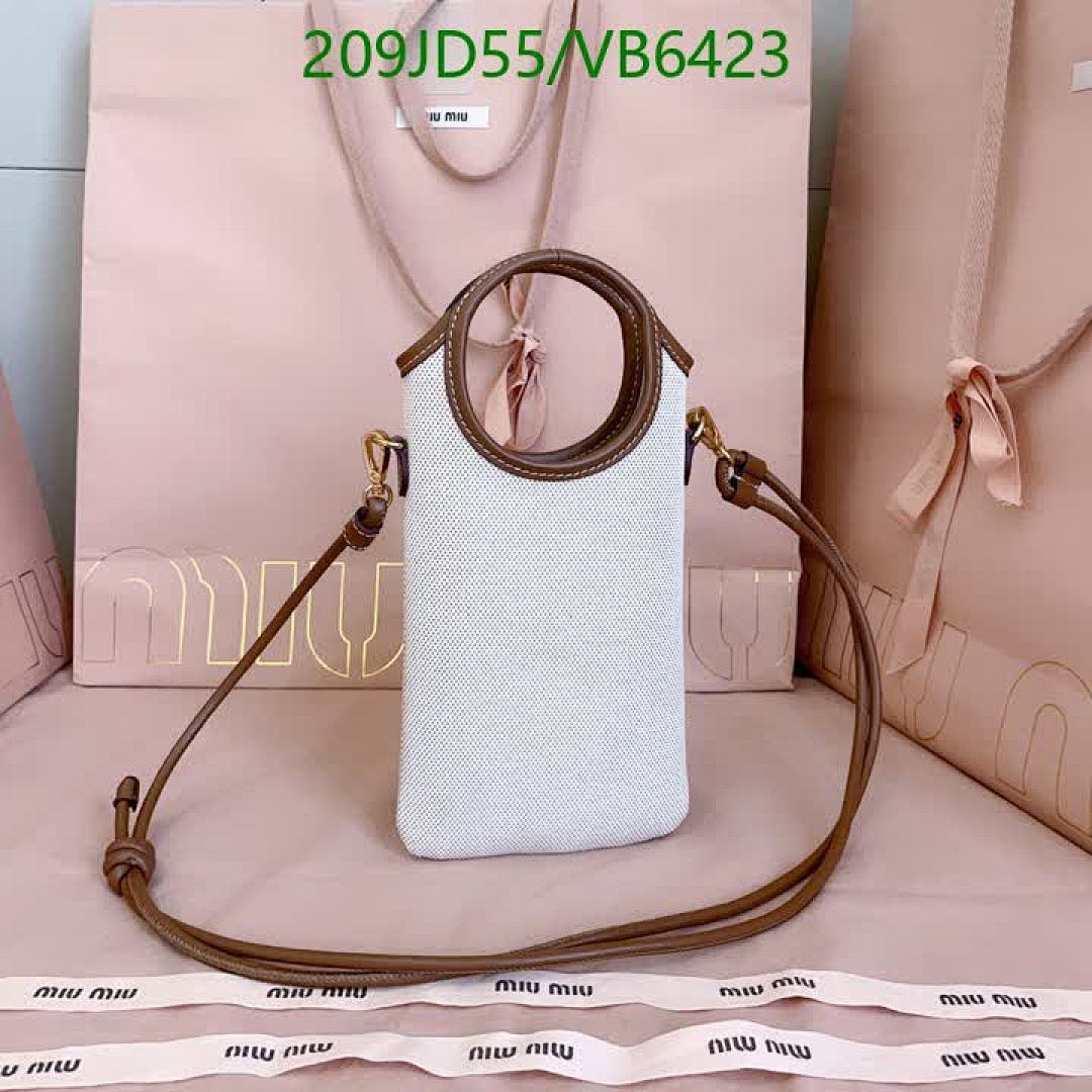 Miu Miu-Bag-Mirror Quality Code: VB6423 $: 209USD