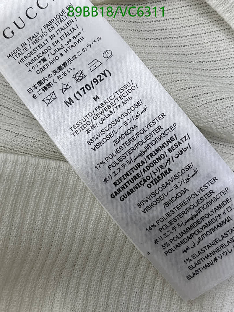 Gucci-Clothing Code: VC6311 $: 89USD