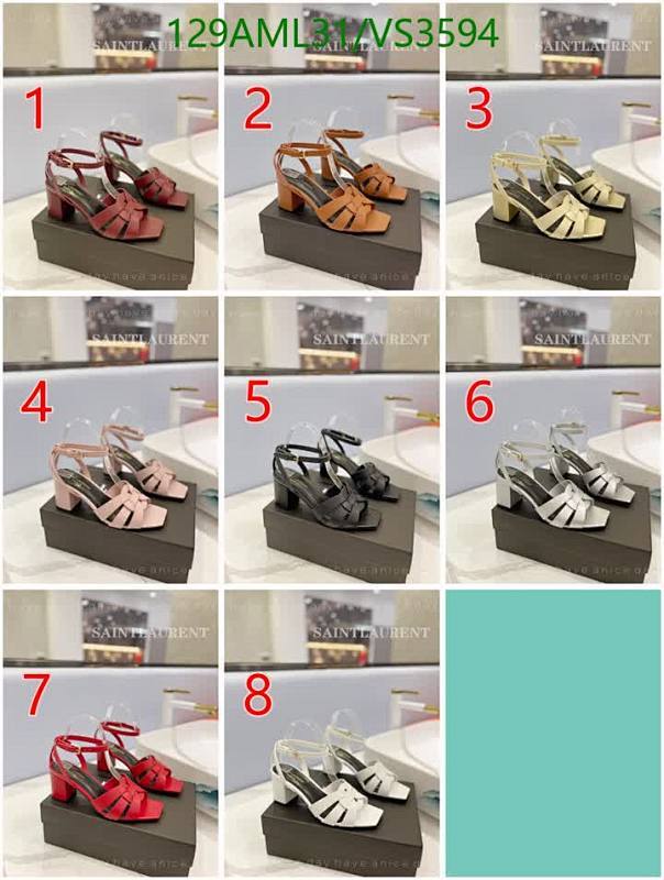 YSL-Women Shoes Code: VS3594 $: 129USD