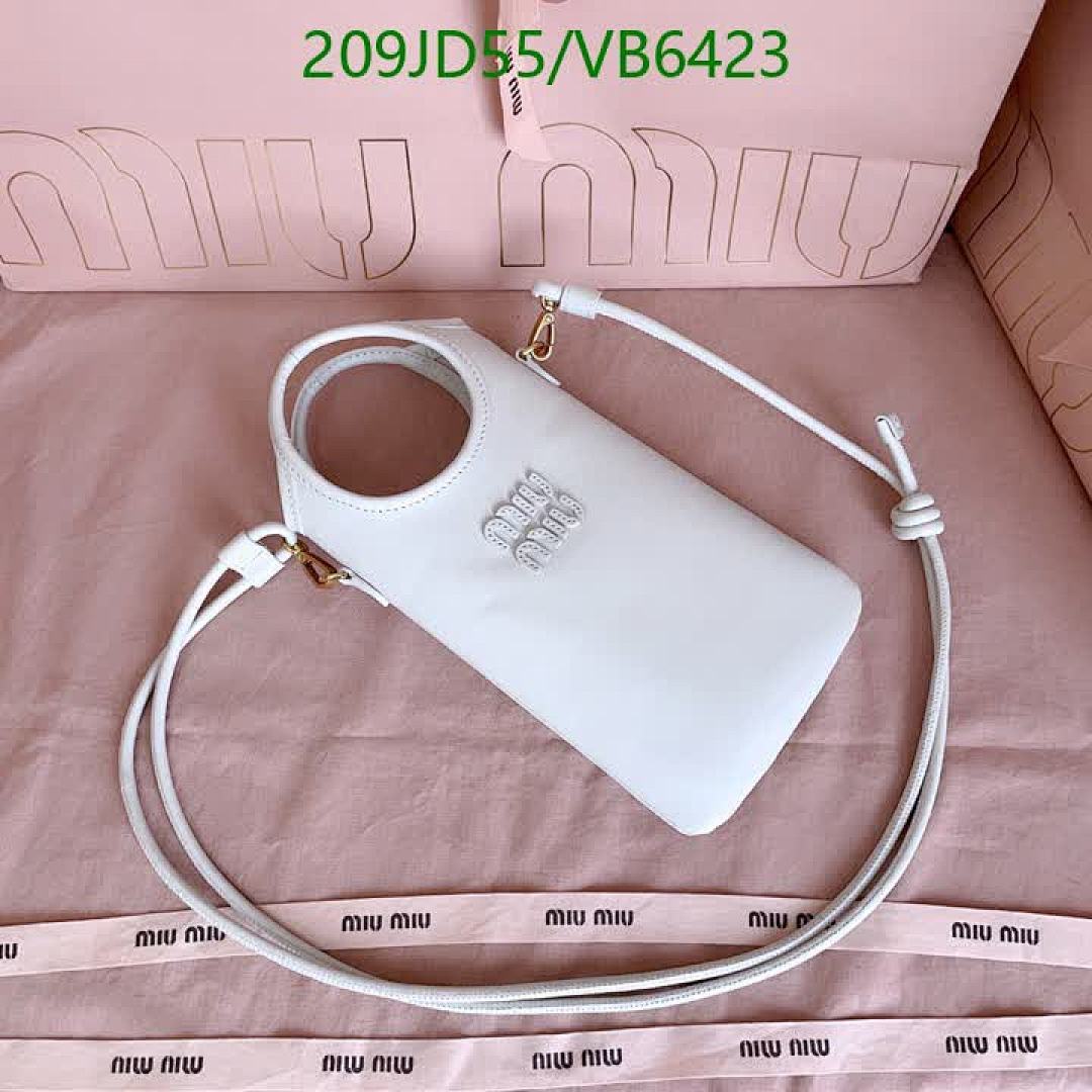 Miu Miu-Bag-Mirror Quality Code: VB6423 $: 209USD